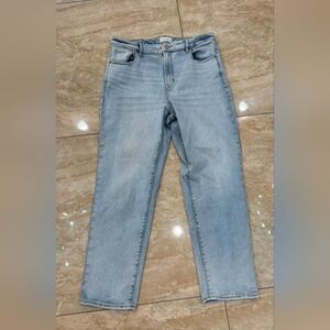 Pacsun Jeans Women's 30 Light Wash Curve Straight Leg Fit Summer Festival Modest